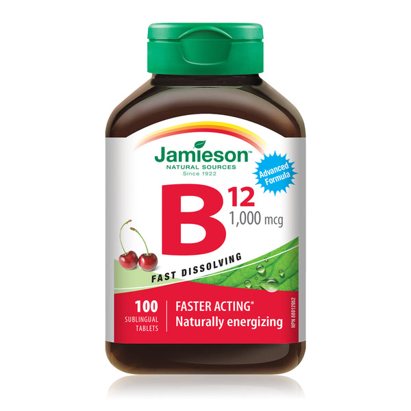 Jamieson Vitamin B12 Fast-Dissolving 1000mcg