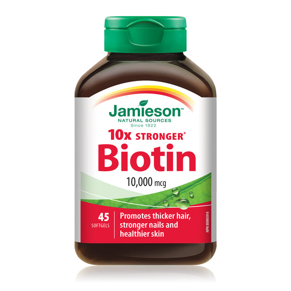 Jamieson Biotin Softgels 10,000 mcg