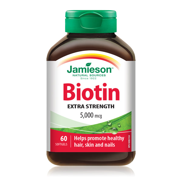 Jamieson Biotin Softgels 5000 mcg