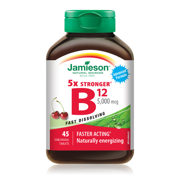 Jamieson Vitamin B12 Fast-Dissolving 5000mcg