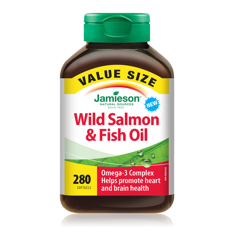 Jamieson Omega-3 Complex Wild Salmon & Fish Oils