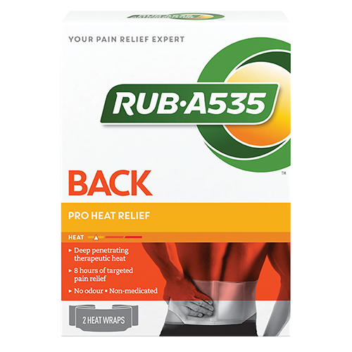 RUB-A535 Back Pro Heat Relief Wraps