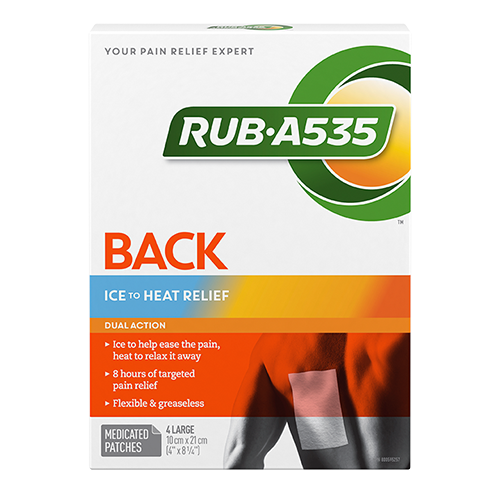 RUB-A535 Back Ice to Heat Relief Patches