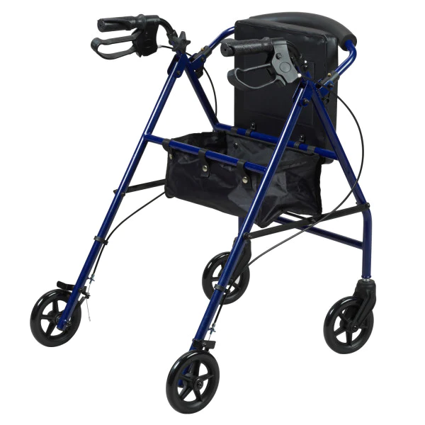 Rollator With Curved Backrest